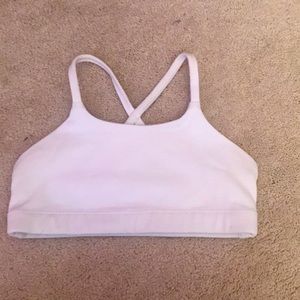 Athleta Girl bra size medium 8-10 white